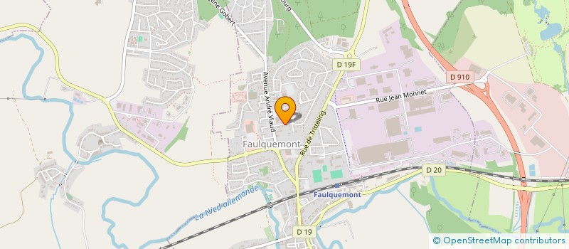 localisation de l'entreprise MONSIEUR JEAN IVARS  FAULQUEMONT