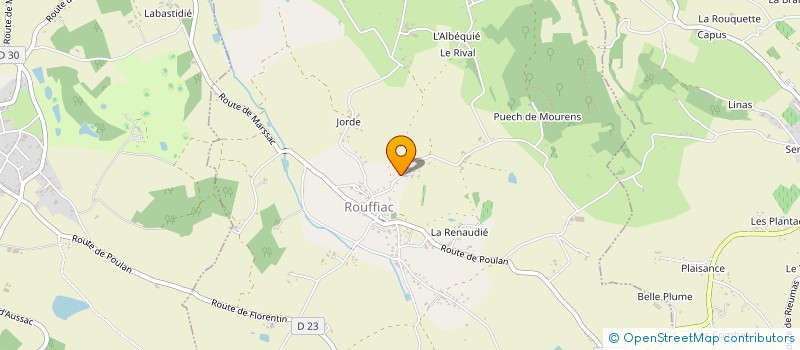 localisation de l'entreprise MONSIEUR JEAN IZQUIERDO à ROUFFIAC