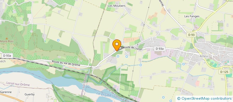 localisation de l'entreprise MONSIEUR JEAN-JACK MOREL  ALLEX