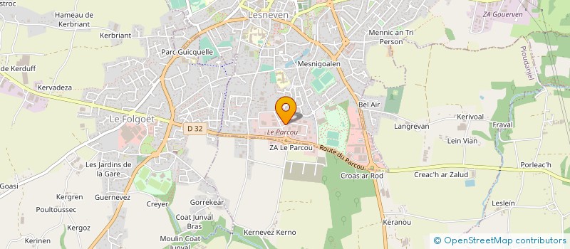 localisation de l'entreprise MONSIEUR JEAN JACOB  PLOUDANIEL