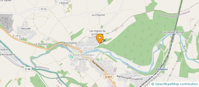 localisation de l'entreprise MONSIEUR JEAN-JACOB HELFRID à LE PONT-CHRETIEN-CHABENET