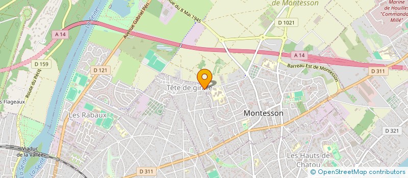 localisation de l'entreprise MONSIEUR JEAN JACQUE LAUER  CHATOU