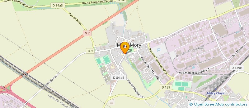 localisation de l'entreprise MONSIEUR JEAN-JACQUES ALGARON  MITRY-MORY