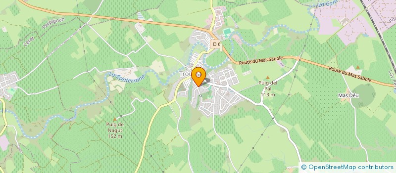 localisation de l'entreprise MONSIEUR JEAN-JACQUES ALIES  TROUILLAS