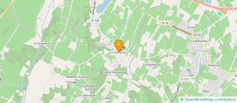 localisation de l'entreprise MONSIEUR JEAN JACQUES ALTAMIRA  CADARSAC