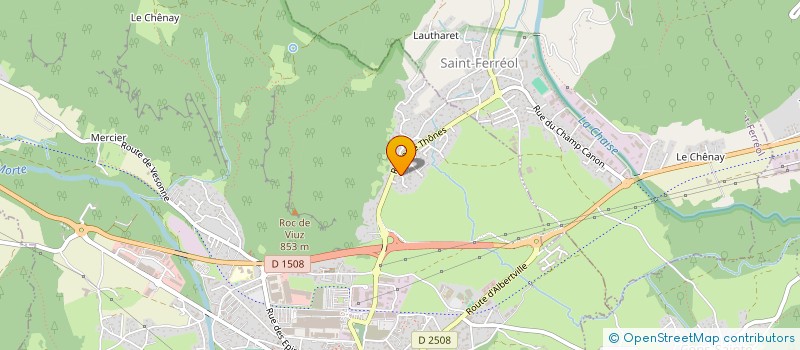 localisation de l'entreprise MONSIEUR JEAN-JACQUES AQUILINA  FAVERGES-SEYTHENEX