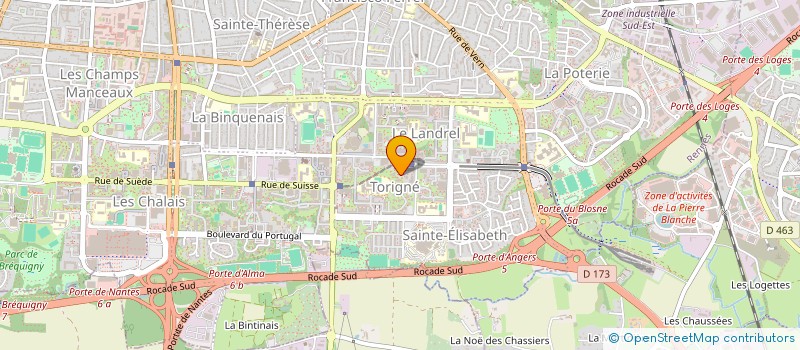 localisation de l'entreprise MONSIEUR JEAN-JACQUES ATENI  RENNES