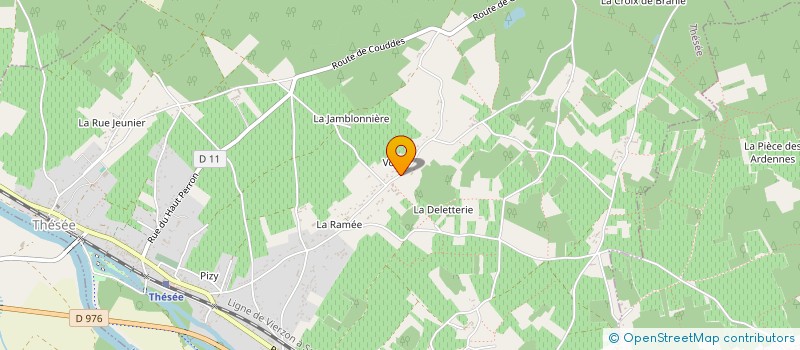 localisation de l'entreprise MONSIEUR JEAN-JACQUES AUBIN  THESEE