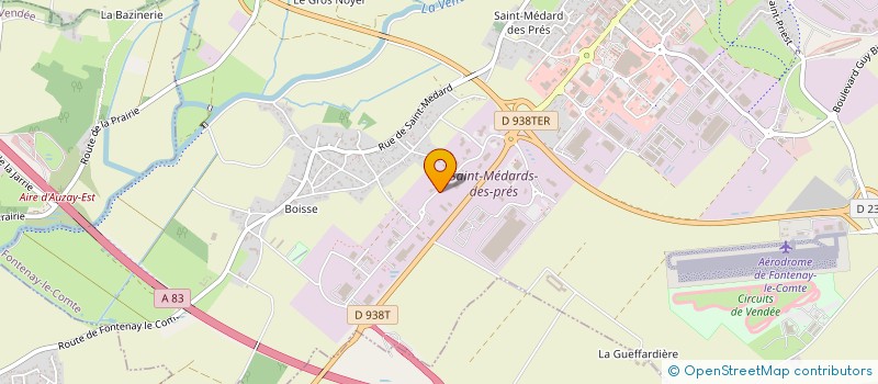 localisation de l'entreprise MONSIEUR JEAN-JACQUES AUJARD  FONTENAY-LE-COMTE