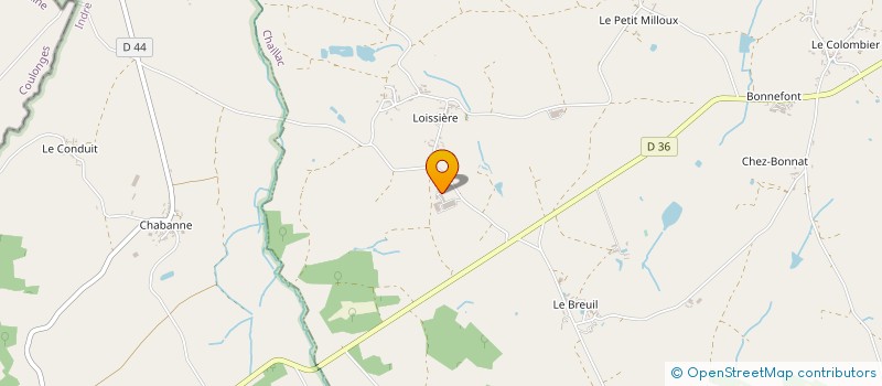 localisation de l'entreprise MONSIEUR JEAN-JACQUES AUJOUX à CHAILLAC