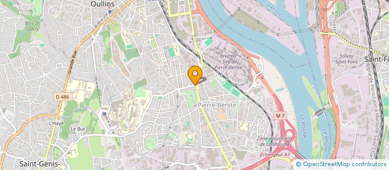 localisation de l'entreprise MONSIEUR JEAN-JACQUES BARBIER  OULLINS-PIERRE-BENITE