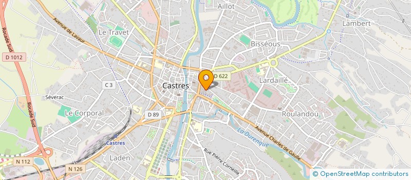 localisation de l'entreprise MONSIEUR JEAN-JACQUES BARRAU  CASTRES