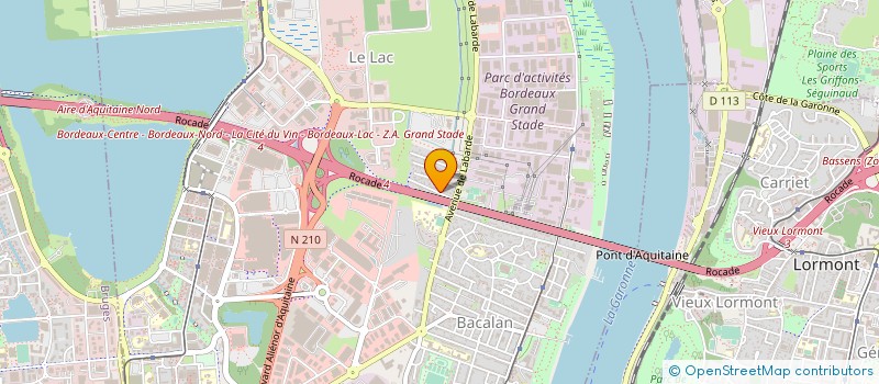 localisation de l'entreprise MONSIEUR JEAN-JACQUES BASSIGNOT-DEFERT  BORDEAUX