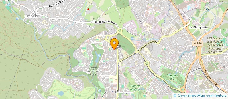 localisation de l'entreprise MONSIEUR JEAN-JACQUES BAUMANN  VALFLAUNES