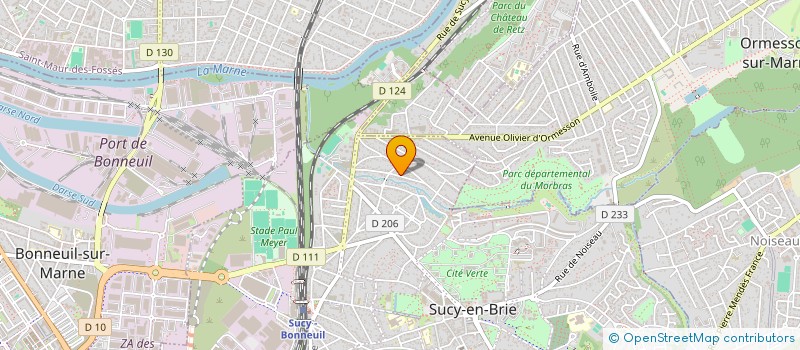 localisation de l'entreprise MONSIEUR JEAN-JACQUES BEAUVAL  SUCY-EN-BRIE