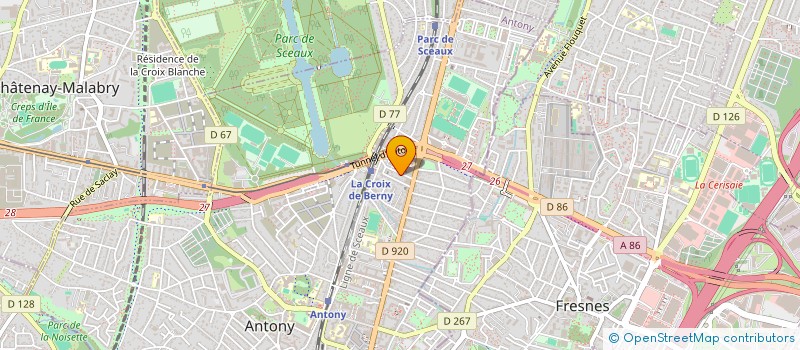 localisation de l'entreprise MONSIEUR JEAN JACQUES BECKER à ANTONY