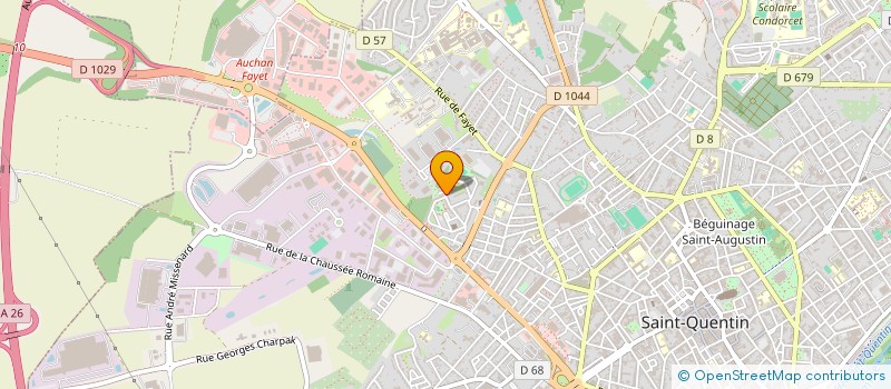 localisation de l'entreprise MONSIEUR JEAN-JACQUES BELIEZ à SAINT-QUENTIN
