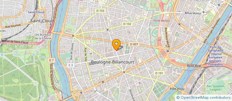 localisation de l'entreprise MONSIEUR JEAN-JACQUES BEN SAID à BOULOGNE-BILLANCOURT