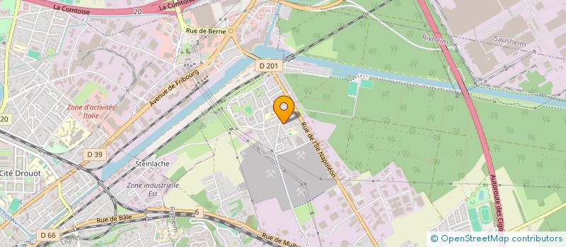 localisation de l'entreprise MONSIEUR JEAN JACQUES BENNER  RIXHEIM