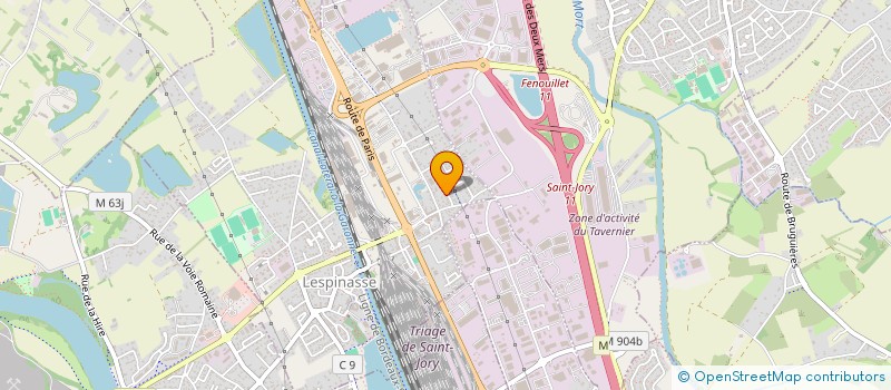 localisation de l'entreprise MONSIEUR JEAN-JACQUES BERINGUE  GAGNAC-SUR-GARONNE