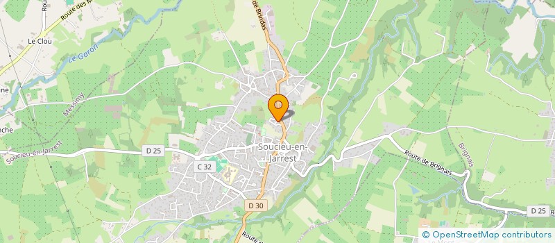 localisation de l'entreprise MONSIEUR JEAN-JACQUES BESSON  SOUCIEU-EN-JARREST