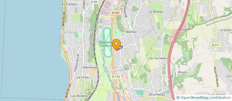 localisation de l'entreprise MONSIEUR JEAN-JACQUES BETEMPS  AIX-LES-BAINS