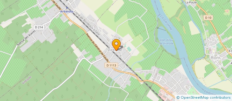 localisation de l'entreprise MONSIEUR JEAN JACQUES BIROT  VIRELADE