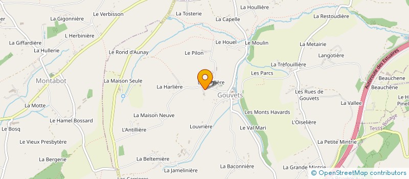localisation de l'entreprise MONSIEUR JEAN-JACQUES BISSON  GOUVETS