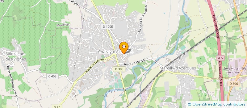 localisation de l'entreprise MONSIEUR JEAN-JACQUES BLANC  CHAZAY-D'AZERGUES