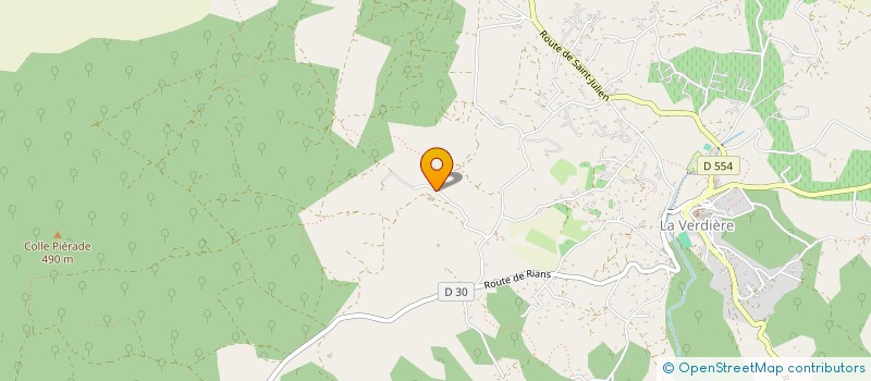 localisation de l'entreprise MONSIEUR JEAN-JACQUES BLANCHARD  LA VERDIERE