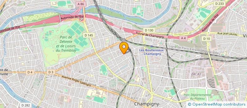localisation de l'entreprise MONSIEUR JEAN-JACQUES BOUANICH à CHAMPIGNY-SUR-MARNE