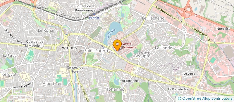 localisation de l'entreprise MONSIEUR JEAN-JACQUES BOURGOIN à VANNES