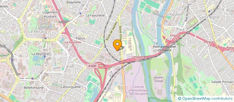 localisation de l'entreprise MONSIEUR JEAN JACQUES BOUVET  TOULOUSE