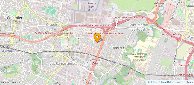 localisation de l'entreprise MONSIEUR JEAN JACQUES BOYER  TOULOUSE