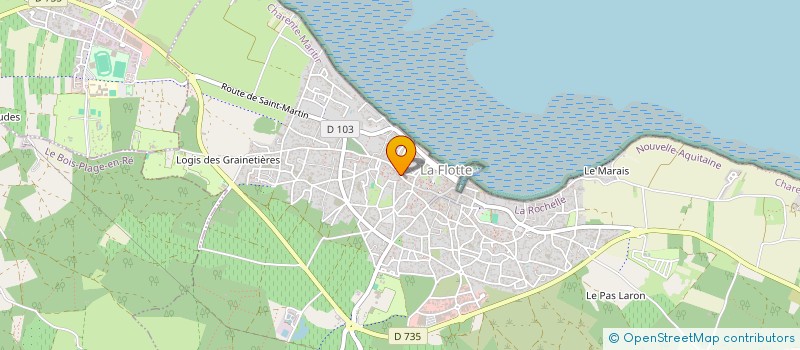 localisation de l'entreprise MONSIEUR JEAN-JACQUES BRELUZEAU  LA FLOTTE