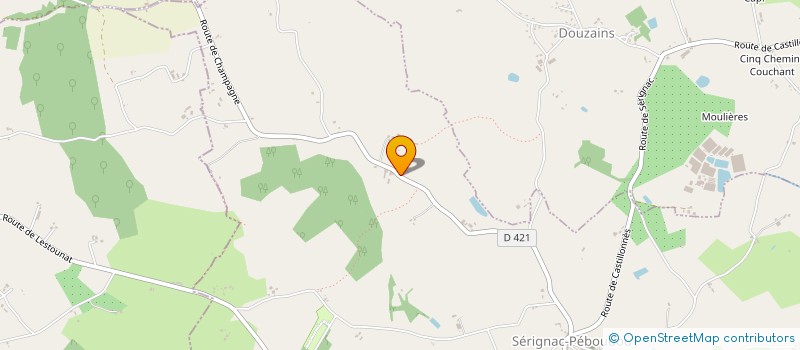 localisation de l'entreprise MONSIEUR JEAN-JACQUES BRIANTAIS  LAUZUN