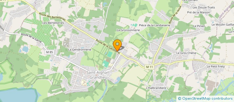 localisation de l'entreprise MONSIEUR JEAN-JACQUES BURGAUD  SAINT-AIGNAN-GRANDLIEU