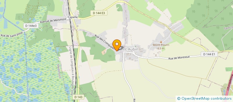 localisation de l'entreprise MONSIEUR JEAN-JACQUES BUSTIN  SAINT-AUBIN