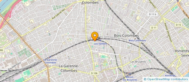 localisation de l'entreprise MONSIEUR JEAN-JACQUES CACCIA à LA GARENNE-COLOMBES