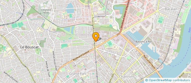 localisation de l'entreprise MONSIEUR JEAN JACQUES CALDERINI  BORDEAUX