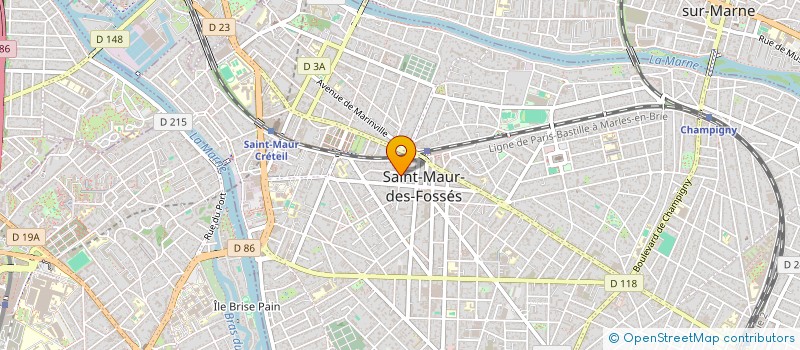 localisation de l'entreprise MONSIEUR JEAN JACQUES CAMPS à SAINT-MAUR-DES-FOSSES