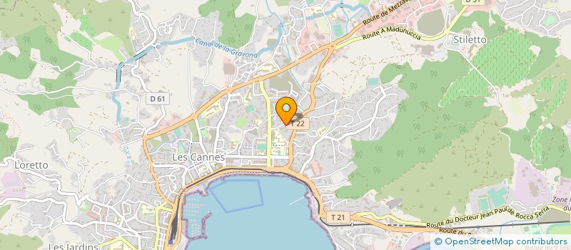 localisation de l'entreprise MONSIEUR JEAN-JACQUES CANESSA à AJACCIO