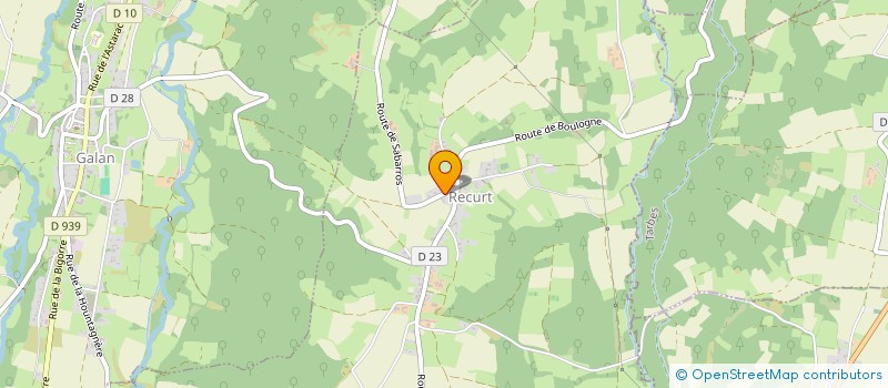 localisation de l'entreprise MONSIEUR JEAN-JACQUES CARAMES CALVINO  RECURT