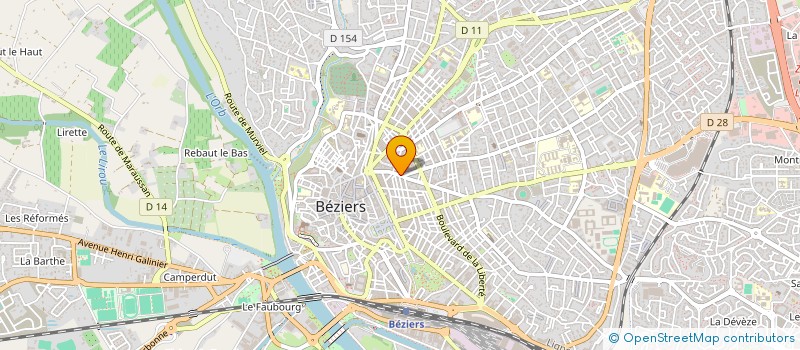 localisation de l'entreprise MONSIEUR JEAN-JACQUES CASTAGNE-PECH à BEZIERS