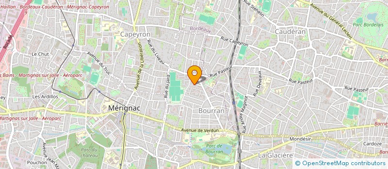 localisation de l'entreprise MONSIEUR JEAN JACQUES CASTILLO  MERIGNAC