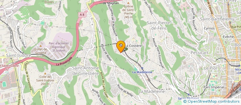 localisation de l'entreprise MONSIEUR JEAN JACQUES CERVEL à NICE