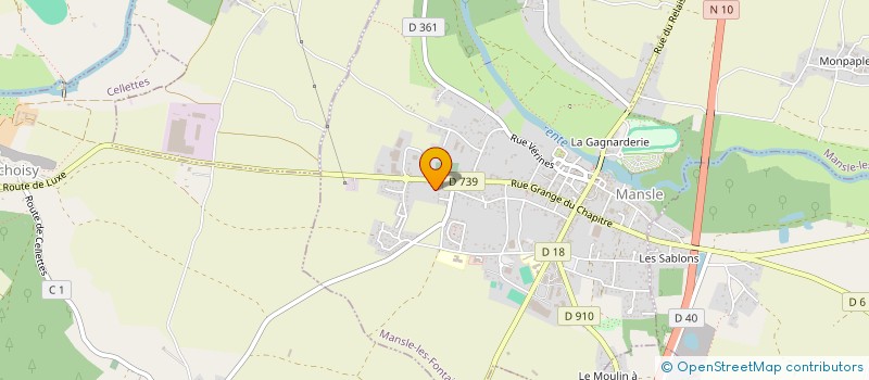 localisation de l'entreprise MONSIEUR JEAN-JACQUES CHAIGNE à MANSLE-LES-FONTAINES