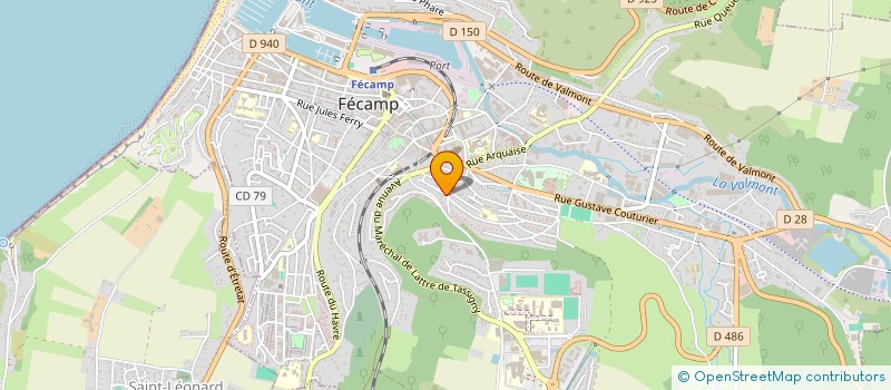 localisation de l'entreprise MONSIEUR JEAN-JACQUES CHANTELOUBE à FECAMP