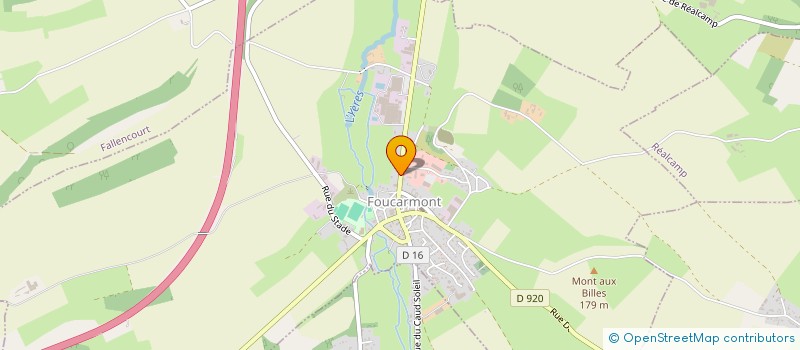 localisation de l'entreprise MONSIEUR JEAN-JACQUES CHAPRON  FOUCARMONT