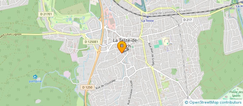 localisation de l'entreprise MONSIEUR JEAN-JACQUES CHARDON à LA TESTE DE BUCH